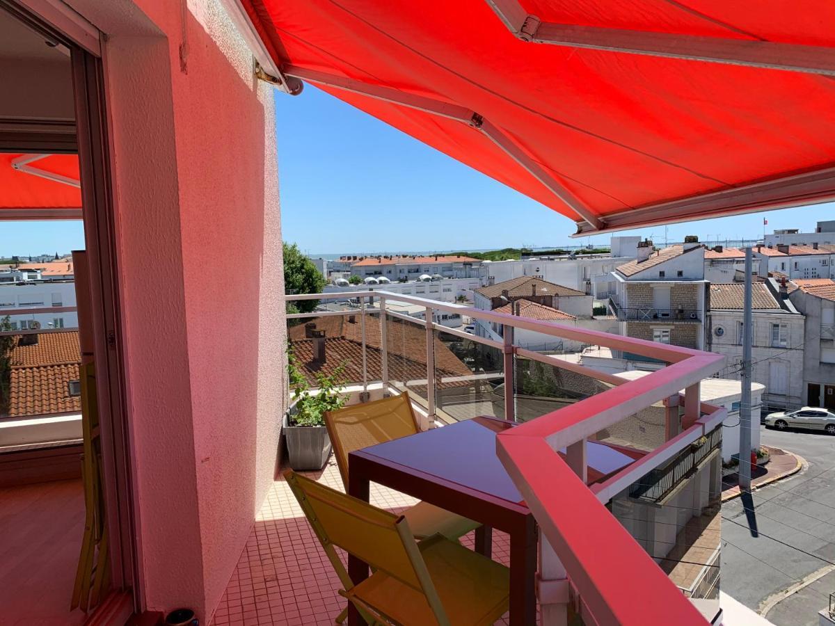 Appt 4 Pers, Centre-Ville Tout A Pieds, Plage 300M, Apercu Mer, Tres Calme Parking Prive, Possibilite Garage Et Location Velos Electriques Royan Exterior photo